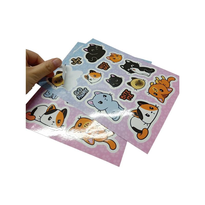 Direct Manufacture Waterproof Vinyl Kiss Cut Sticker,Die Cut Vinyl Sticker Sheet